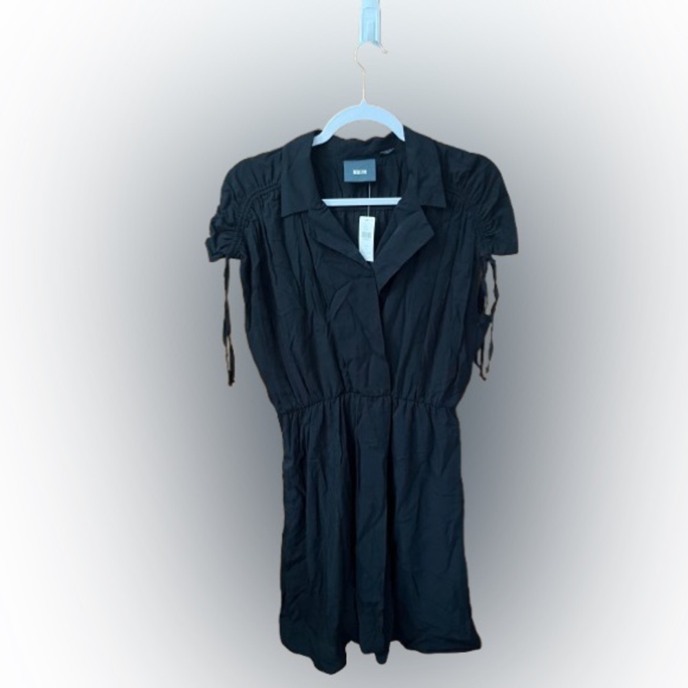 NWT Anthropologie Maeve Carlotta Ruched Shirt Dress